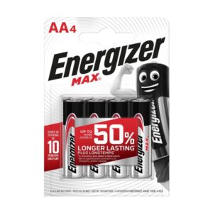 Energizer Max AA LR6 4 Τεμάχια Μπαταρίες Αλκαλικές