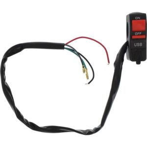 Αδιάβροχος Διακόπτης Τιμονιού On/Off με USB