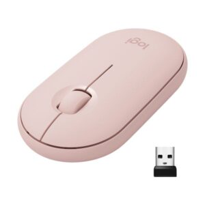Logitech Pebble M350 Rose Bluetooth Ασύρματο Ποντίκι