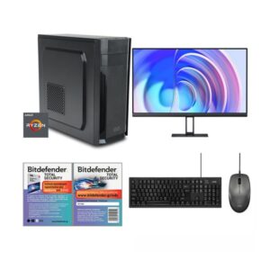 Infinity Gear Alpha R5 Max Rev.B2 & Xiaomi A24i 23.8" IPS 100Hz & Logik Desktop Black & Antivirus Bitdefender Total Security