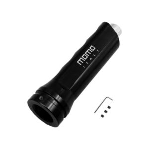 Λαβή Χειρόφρενου Διακοσμητική Momo για Φ22 Μαύρη