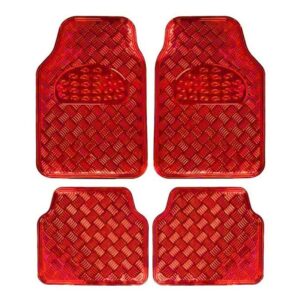 Σετ Μπροστινά και Πίσω Πατάκια Universal 4τμχ από Λάστιχο Κόκκινα