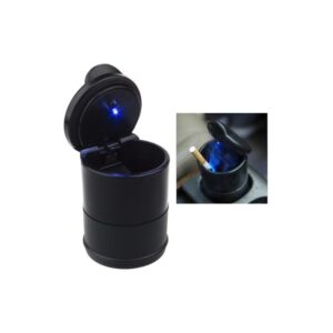 LED Φωτιζόμενο Φορητό Σταχτοδοχείο – Τασάκι Ποτηροθήκης Αυτοκινήτου