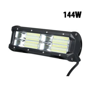 LED Αδιάβροχος Προβολέας με 48 LED - Μπάρα Αυτοκινήτου, Φορτηγού, Jeep 144W 6500K 12V