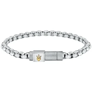 Ανδρικό βραχιόλι Maserati Iconic Stainless Steel JM223ATK25 JM223ATK25 Ατσάλι