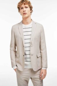 Lacoste ανδρικό σακάκι Slim Fit με έκπτωση 60%