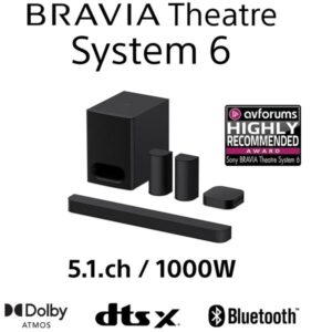 Sony BRAVIA Theatre System 6 – 5.1ch Dolby Atmos σε προσφορά 17%
