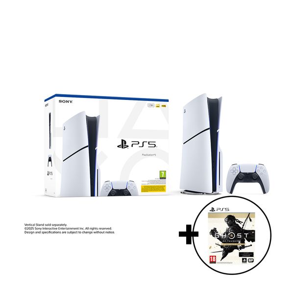 Sony PS5 Slim Edition 1TB & Ghost of Tsushima με έκπτωση 8%