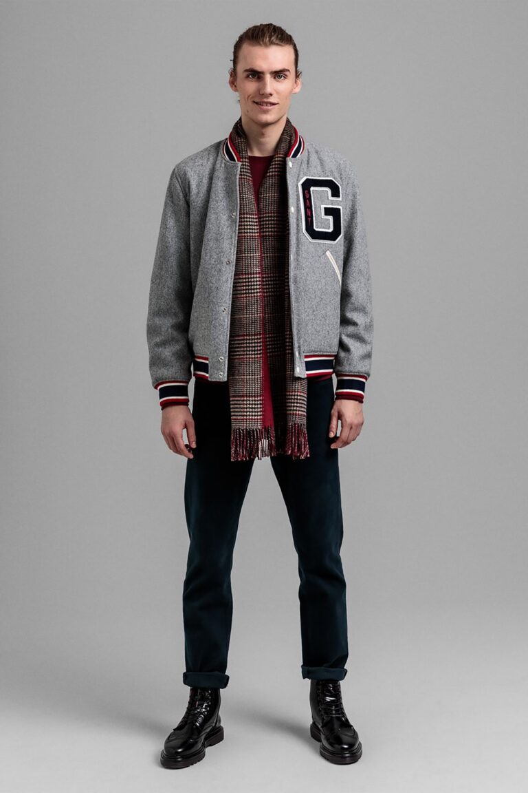 Gant ανδρικό μάλλινο bomber jacket με 60% έκπτωση