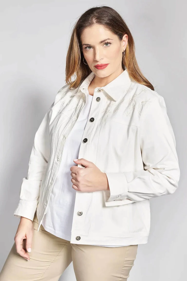 Parabita γυναικείο denim jacket με κέντημα – Έκπτωση 34%