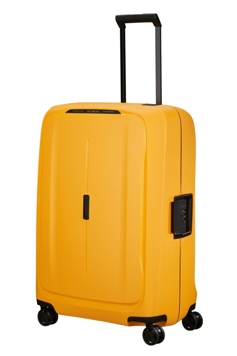 Βαλίτσα Samsonite ESSENS ΚΙΤΡΙΝΟ 75 με 4 ρόδες για εύκολη μετακίνηση