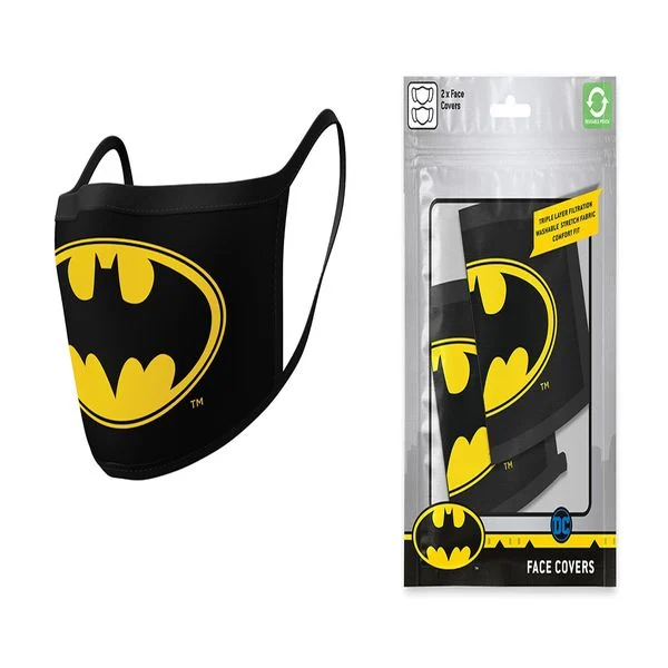 Pyramid Batman Υφασμάτινη Μάσκα 2 Τμχ σε Προσφορά 0.99 EUR