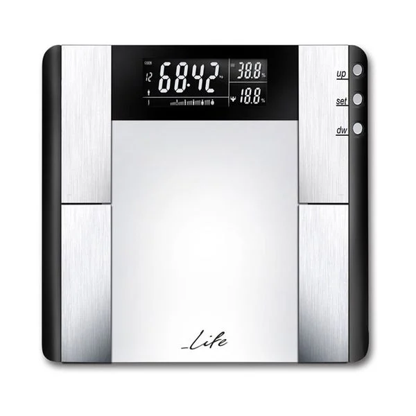 Life Silhouette Ζυγαριά Μπάνιου με Λιπομέτρηση, 7 σε 1, 26.90 EUR