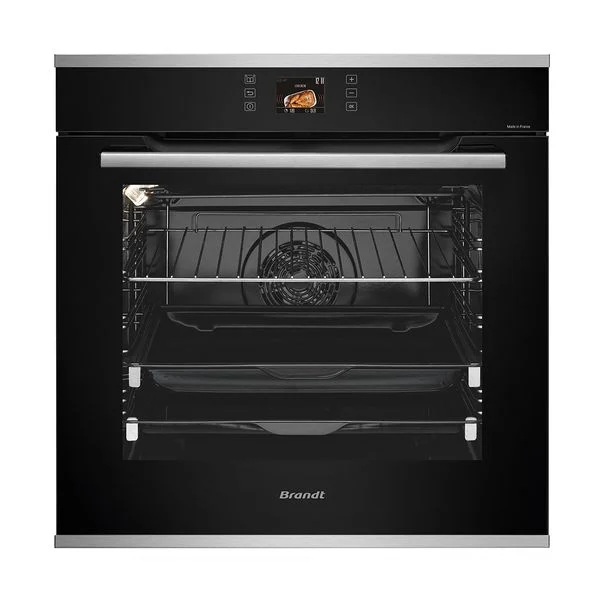Brandt BOP7568LX Inox Φούρνος με λειτουργία Steam Aid Cooking