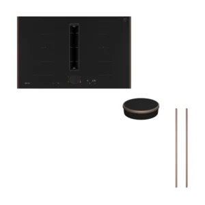 Neff NVECO80B0 Επαγωγική Εστία με Απορροφητήρα και Brushed Bronze Kit