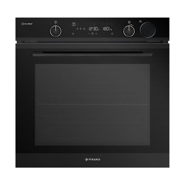 Pyramis PO78104010EBLΜ Μαύρος Φούρνος με Έκπτωση 6%