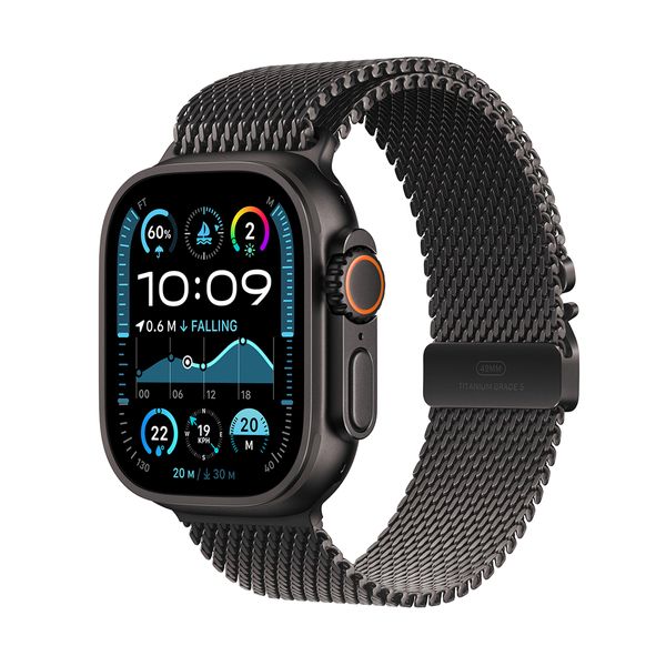 Apple Watch Ultra 2 GPS + Cellular με Μαύρο Τιτάνιο, -24% έκπτωση