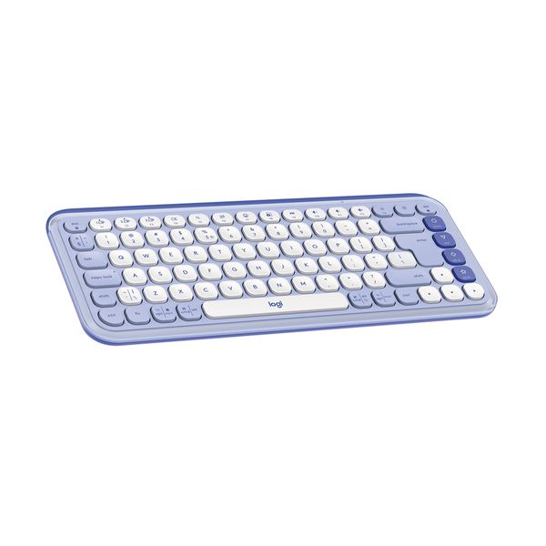 Ασύρματο Πληκτρολόγιο Logitech Pop Icon Keys Lilac με Έκπτωση 21%