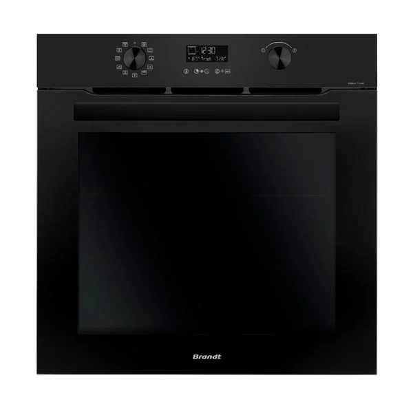 Brandt BOH3415A Μαύρος Φούρνος Εντοιχιζόμενος με Έξυπνες Λειτουργίες