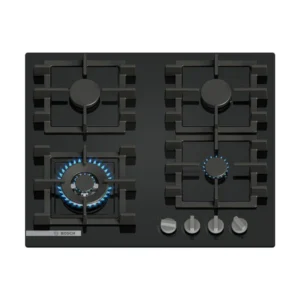 Bosch PNK6B6K40: Εστίες Υγραερίου με Καυστήρα Wok και Ασφάλεια