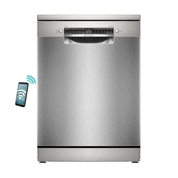 Bosch SMS4HVI14E Inox Πλυντήριο Πιάτων με Έξυπνη Συνδεσιμότητα