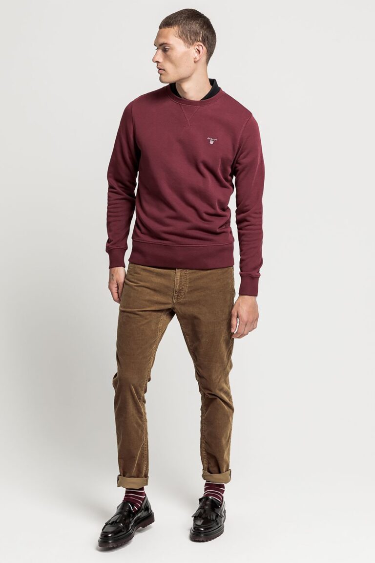 Gant ανδρικό κοτλέ παντελόνι Slim Fit Cord 34L με έκπτωση 60%