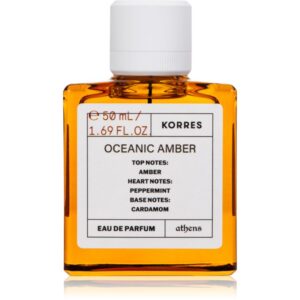Korres Oceanic Amber Eau de Parfum για άντρες, φρέσκο άρωμα 50 ml