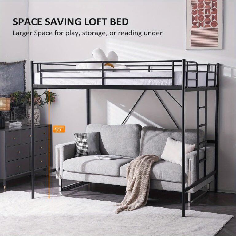 AUTOFOREVER Ρετρό Μεταλλικό Κρεβάτι Loft – Εξοικονόμηση Χώρου