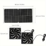 TEMU Solar Panel Fan Kit: Εξαερισμός για Κοτέτσι και Θερμοκήπιο με Έκπτωση 55%