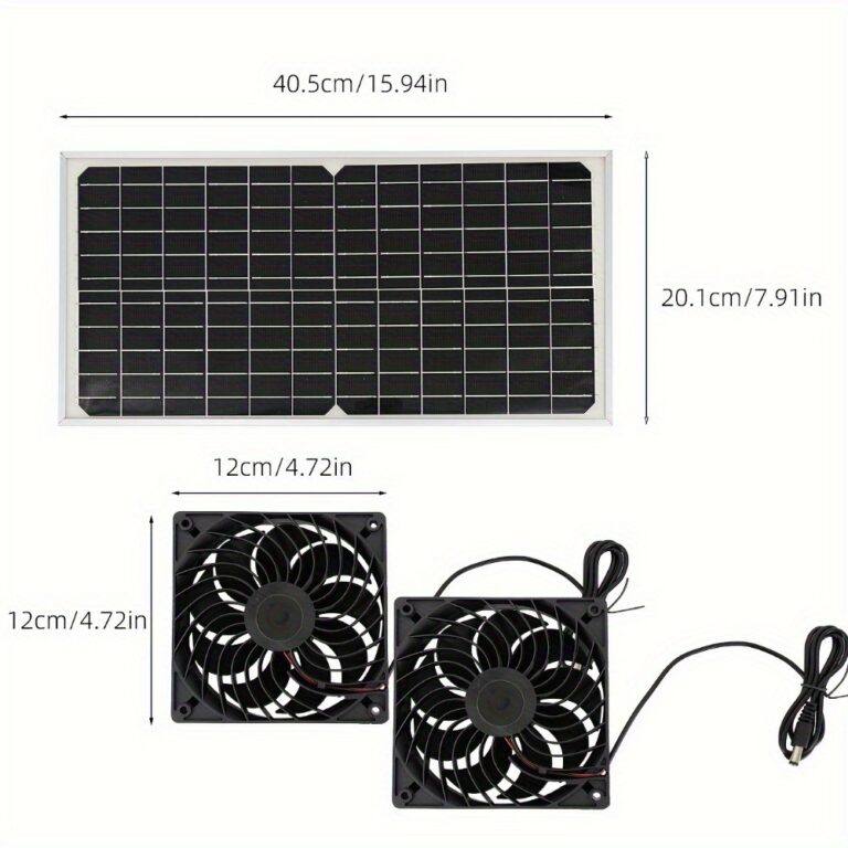 TEMU Solar Panel Fan Kit: Εξαερισμός για Κοτέτσι και Θερμοκήπιο με Έκπτωση 55%