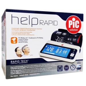 Pic Solution Help Rapid Αυτόματο Ψηφιακό Πιεσόμετρο με Έκπτωση 62%