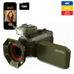 TEMU Φορητή Κάμερα 4K HD με Wi-Fi και Μπαταρία 2500mAh σε Έκπτωση 17%