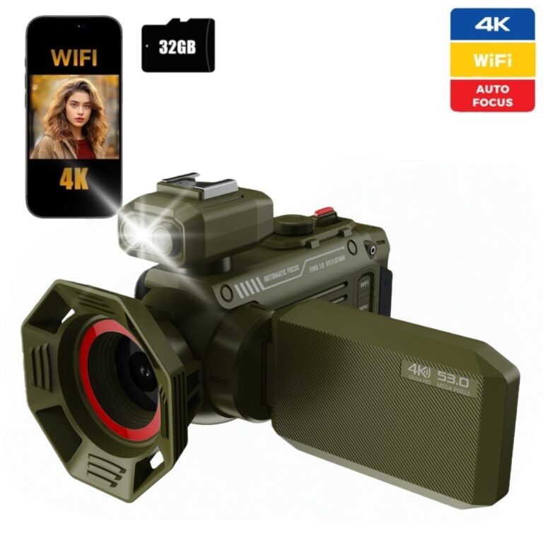 TEMU Φορητή Κάμερα 4K HD με Wi-Fi και Μπαταρία 2500mAh σε Έκπτωση 17%