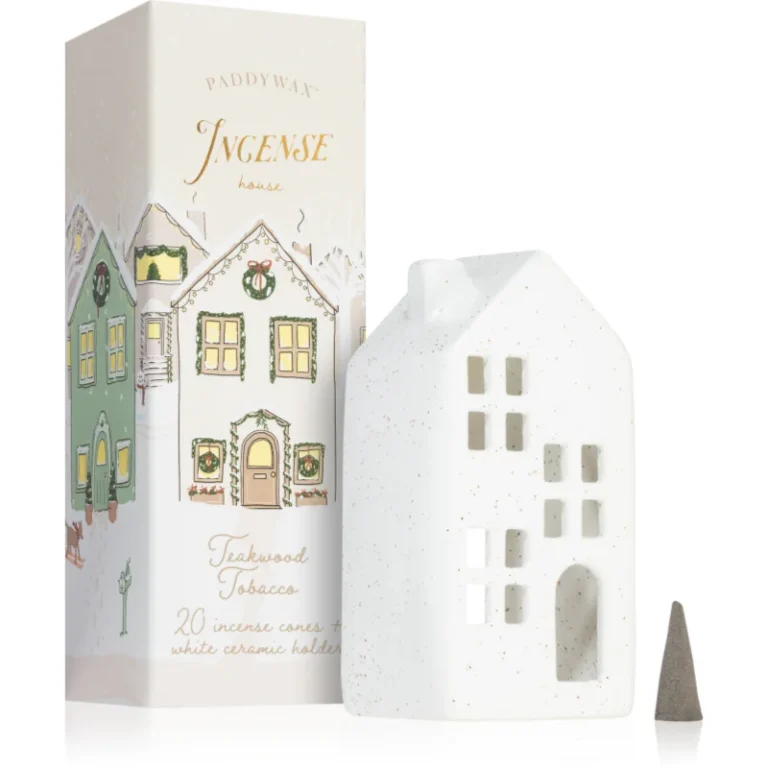 Paddywax Ceramic Village Teakwood Tobacco σετ δώρου με έκπτωση 10%