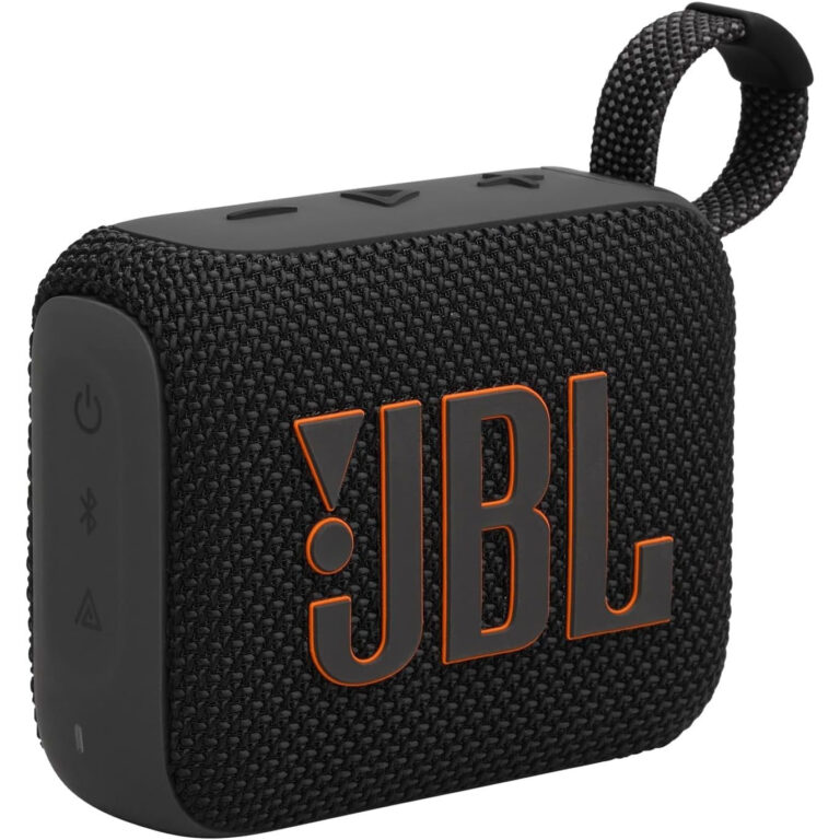 Φορητό Ηχείο Bluetooth JBL GO 4 Μαύρο – Ανακαινισμένο με Έκπτωση 9%