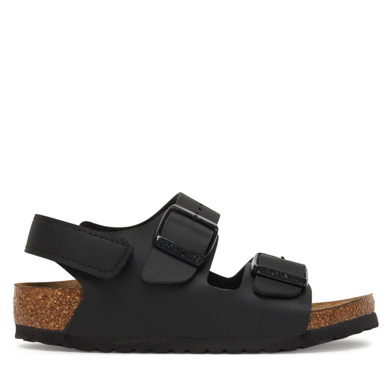 Σανδάλια Birkenstock Milano As Kids Μαύρο με Άνετη Εφαρμογή