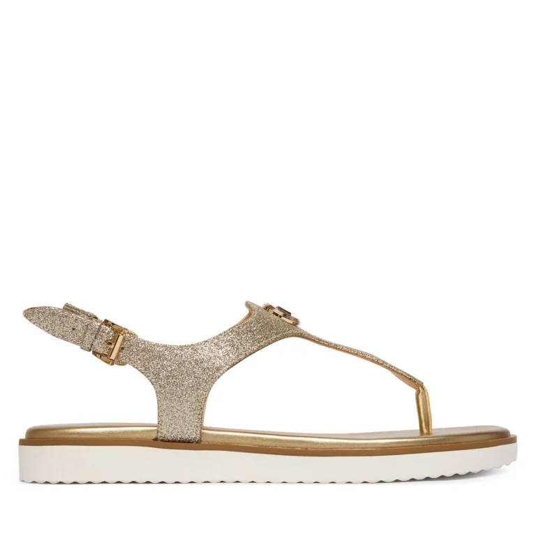 Σανδάλια MICHAEL Michael Kors Val Χρυσό με Έκπτωση -28%