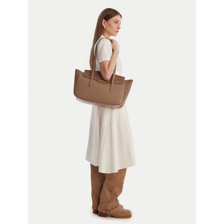 Τσάντα Calvin Klein Hardware Brushed Flap με έκπτωση