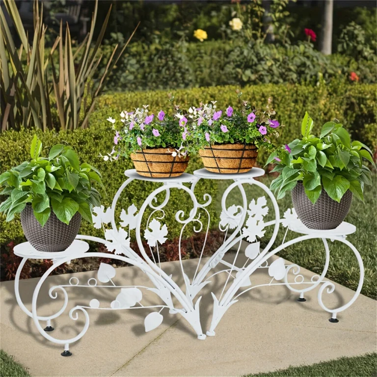 TEMU 2pcs Half Heart Plant Pot Stands Garden Patio Metal Iron Flower Planter Rack Elegant Art Display Shelf For Planters Flowers – $25,94 | Temu