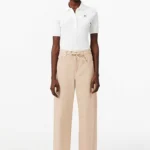 Lacoste γυναικείο τζιν παντελόνι πεντάτσεπο Wide Leg – HF0206-00 Μπεζ – 82,50 € | Notos.gr