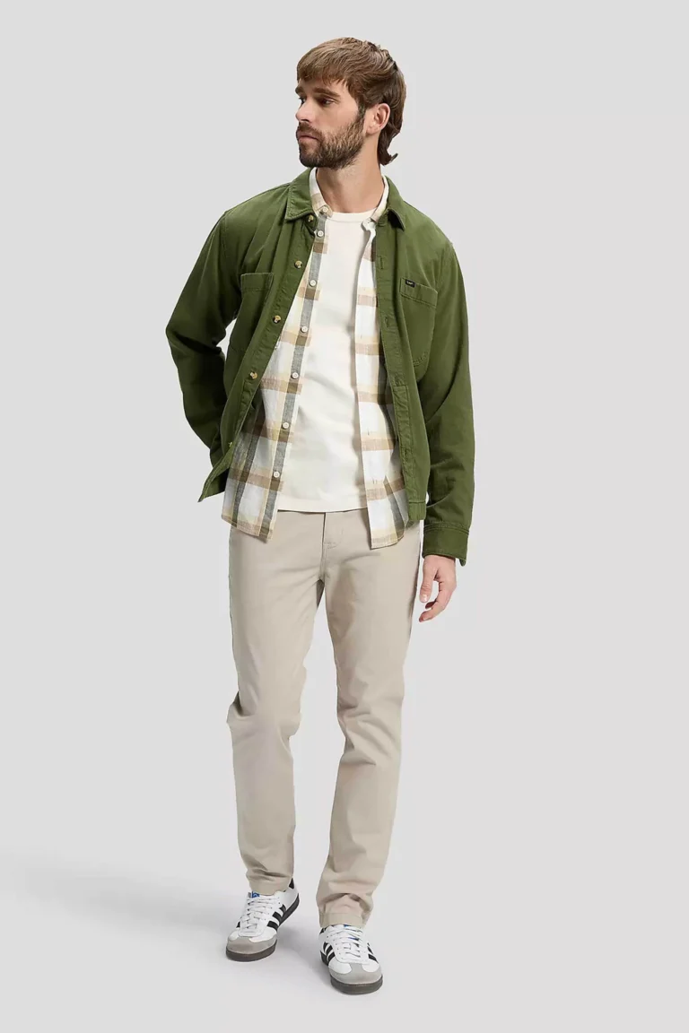 Lee® ανδρικό παντελόνι chino Slim Fit – 112376347 Εκρού – 45,00 € | Notos.gr