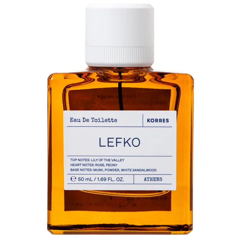 Korres Eau De Toilette Lefko Γυναικείο Άρωμα με Νότες Άνθους Μιγκέ, Τριαντάφυλλου & Παιώνιας 50ml – 18,45 € | Pharm24.gr