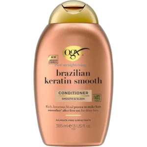 OGX Brazilian Keratin Smooth Conditioner Μαλακτική Κρέμα που Θρέφει & Ενυδατώνει, Χαρίζοντας Λαμπερή Όψη & Απαλότητα στα Μαλλιά 385ml – 6,41 € | Pharm24.gr