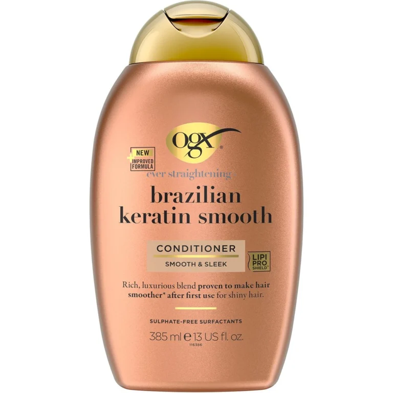 OGX Brazilian Keratin Smooth Conditioner Μαλακτική Κρέμα που Θρέφει & Ενυδατώνει, Χαρίζοντας Λαμπερή Όψη & Απαλότητα στα Μαλλιά 385ml – 6,41 € | Pharm24.gr