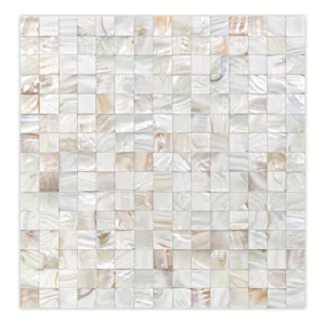 TEMU 10pcs Art3d White Seamless Wall Panels – 11.8″ Square Shell Mosaic Tiles For Backsplash, Fireplace, Shower Room Decor And Flooring, Glossy Finish, Bathroom Wall Tiles – $62,37 | Temu