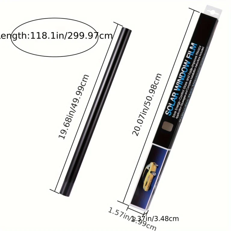 TEMU 1 Roll (10ft/300cm) Uncut Window Tint Film Suitable For Car, Glass – 5% 15% 25% 35% Vlt ( Transmission) Roll-up Adhesive Film For,, Glare, Application – $4,44 | Temu
