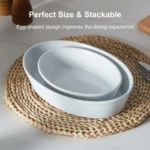 TEMU 2pcs Oval Baking Dishes Set, 10.5 × 7 Inch Ceramic Nesting Baker Set – Beautiful Bakeware Sets For Home Baking – Durable, Easy-to-clean, And Space-saving Design For Perfect Cakes And Pastries – $13,15 | Temu