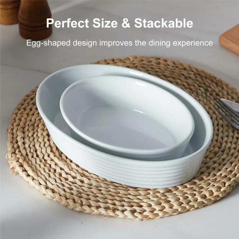 TEMU 2pcs Oval Baking Dishes Set, 10.5 × 7 Inch Ceramic Nesting Baker Set – Beautiful Bakeware Sets For Home Baking – Durable, Easy-to-clean, And Space-saving Design For Perfect Cakes And Pastries – $13,15 | Temu
